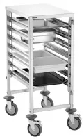 Chariot de rangement professionnel en inox GN - Bartscher - 300192 Chariot de rangement professionnel en inox GN - Bartscher - 300192
