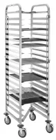 Chariot de restauration en inox pour Euronorm - Bartscher - 300198 Chariot de restauration en inox pour Euronorm - Bartscher - 300198
