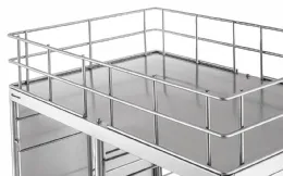Photo 3 - Chariot professionnel à plateaux en inox - bartscher - 300199 - Bartscher - 300199