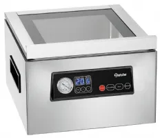 Machine Sous Vide K 300/60L avec couvercle en verre et manomètre - 375x440x271 mm - Bartscher - 300747 Machine Sous Vide K 300/60L avec couvercle en verre et manomètre - 375x440x271 mm - Bartscher - 300747