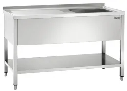 Plonge inox laverie 700, l1400 bass. dr, 1 bac droite, 1400x700x850 mm - bartscher - 306630 - Bartscher - 306630 Plonge inox laverie 700, l1400 bass. dr, 1 bac droite, 1400x700x850 mm - bartscher - 306630 - Bartscher - 306630