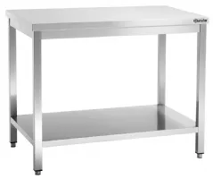 Table de Travail Inox 700, L1100, sans dosseret, sans étagère, 1100x700x850 mm - Bartscher - 307117 Table de Travail Inox 700, L1100, sans dosseret, sans étagère, 1100x700x850 mm - Bartscher - 307117
