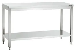 Table de Travail Inox 600, L1400, sans dosseret, 1400x600x850 mm - Bartscher - 307146 Table de Travail Inox 600, L1400, sans dosseret, 1400x600x850 mm - Bartscher - 307146
