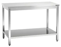 Table de Travail Inox 700, L1400 1400x700x850 mm - Bartscher - 307147 Table de Travail Inox 700, L1400 1400x700x850 mm - Bartscher - 307147