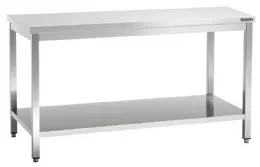 Table de Travail Inox 600, L1600, sans dosseret, 1600x600x850 mm - Bartscher - 307166