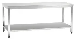 Table de Travail Inox 600, L2000, sans dosseret, 2000x600x850 mm - Bartscher - 307206 Table de Travail Inox 600, L2000, sans dosseret, 2000x600x850 mm - Bartscher - 307206