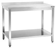 Table de Travail Inox 600, L1000, AD, 1000x600x850 mm - Bartscher - 308106 Table de Travail Inox 600, L1000, AD, 1000x600x850 mm - Bartscher - 308106