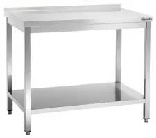 Table de Travail Inox 700, L1000, AD, 1000x700x850 mm - Bartscher - 308107