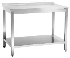 Table de Travail Inox 600, L1100, AD, 1100x600x850 mm - Bartscher - 308116 Table de Travail Inox 600, L1100, AD, 1100x600x850 mm - Bartscher - 308116