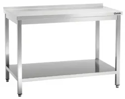 Table de Travail Inox 700, L1400, AD, 1400x700x850 mm - Bartscher - 308147