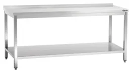 Table de Travail Inox 600, L1800, AD, 1800x600x850 mm - Bartscher - 308186 Table de Travail Inox 600, L1800, AD, 1800x600x850 mm - Bartscher - 308186