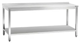 Table de Travail Inox 600, L2000, AD, 2000x600x850 mm - Bartscher - 308206 Table de Travail Inox 600, L2000, AD, 2000x600x850 mm - Bartscher - 308206