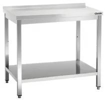 Table de Travail Inox 700, L1200, AD, dimensions 1200x700x850 mm - Bartscher - 312127 Table de Travail Inox 700, L1200, AD, dimensions 1200x700x850 mm - Bartscher - 312127