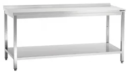 Table de Travail Inox 700, L1800, AD, 1800x700x850 mm - Bartscher - 312187 Table de Travail Inox 700, L1800, AD, 1800x700x850 mm - Bartscher - 312187