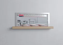 Photo 4 - Rampe chauffante céramique 1500 w 930x155x65 mm - sofraca - 33072ca - Sofraca - 33072CA