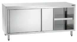 Meuble Bas de Rangement Inox neutre 700, L1800, portes coulissantes - Bartscher - 337187 Meuble Bas de Rangement Inox neutre 700, L1800, portes coulissantes - Bartscher - 337187