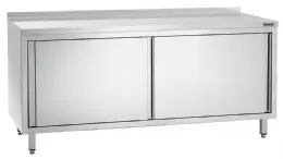 Photo 2 - Meuble bas de rangement inox neutre, l1800, ad, pc, ei - bartscher - 338187 - Bartscher - 338187