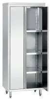 Armoire de rangements inox haute 600, l800, 2pb, ai 800x600x2000 mm - bartscher - 386080 - Bartscher - 386080