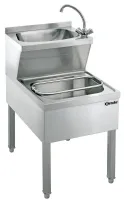 Lave-mains déversoir avec grille rabattable et siphon 510x700x850 mm - bartscher - 401618 - Bartscher - 401618 Lave-mains déversoir avec grille rabattable et siphon 510x700x850 mm - bartscher - 401618 - Bartscher - 401618