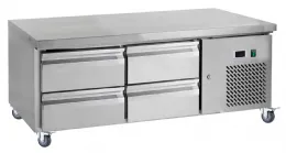 Soubassement réfrigéré inox positif 2 x 2 tiroirs gn 1/1, 172 l - l2g - 4d-u-gn2100tn - L2g - 4D-U-GN2100TN Soubassement réfrigéré inox positif 2 x 2 tiroirs gn 1/1, 172 l - l2g - 4d-u-gn2100tn - L2g - 4D-U-GN2100TN