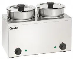 Bains Marie Hotpot, 2x pot, 3,5 L - Bartscher - 606035