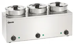 Bains Marie Hotpot, 3x pot, 3,5 L - Bartscher - 607035