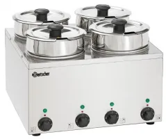 Bains Marie Hotpot, 4x pot, 3,5 L - Bartscher - 608035