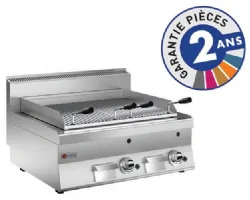 Grill pierre de lave grillade à gaz - grille 38 dm² - gamme 650 - gaz - 800x650x295-490 mm - baron - 60glg800 - Baron - 60GLG800 Grill pierre de lave grillade à gaz - grille 38 dm² - gamme 650 - gaz - 800x650x295-490 mm - baron - 60glg800 - Baron - 60GLG800