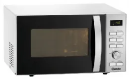 Four à Micro-ondes 19501M-HLGR fonctions air chaud et grill, 25 L, 900 W, commandes mécaniques - Bartscher - 610857 Four à Micro-ondes 19501M-HLGR fonctions air chaud et grill, 25 L, 900 W, commandes mécaniques - Bartscher - 610857