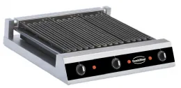 Barbecue Pierre de Lave Triphasé 600x545x130 mm - Combisteel - 7003.1210 Barbecue Pierre de Lave Triphasé 600x545x130 mm - Combisteel - 7003.1210