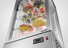Photo 7 - Vitrine comptoir présentation réfrigérée mini 78l, inox a2ch - bartscher - 700478g - Bartscher - 700478G