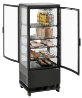 Photo 2 - Vitrine comptoir réfrigérée 98l2t noire - bartscher - 700698 - Bartscher - 700698