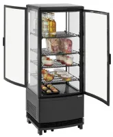 Vitrine comptoir réfrigérée 98L2T noire - Bartscher - 700698