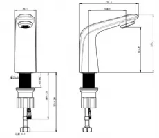 Photo 2 - Robinet électronique sans contact plonge cuisine capteur infrarouge et acier inoxydable 304 - combisteel - 7013.1235 - Combisteel - 7013.1235