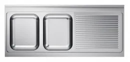 Plonge inox 1 bac 2000x600x40 mm - combisteel - 7013.1400 - Combisteel - 7013.1400 Plonge inox 1 bac 2000x600x40 mm - combisteel - 7013.1400 - Combisteel - 7013.1400