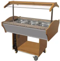 Buffet maintien au chaud brun 3 bacs GN 1/1 1200x900x850 mm - Combisteel - 7077.0020 Buffet maintien au chaud brun 3 bacs GN 1/1 1200x900x850 mm - Combisteel - 7077.0020
