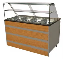 Buffet réfrigéré positif 4 bacs gn 1/1 1400x800x850 mm - combisteel - 7077.0105 - Combisteel - 7077.0105