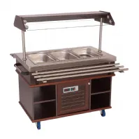 Buffet réfrigéré positif 3 bacs gn 1/1 1200x700x1400 mm - combisteel - 7078.0005 - Combisteel - 7078.0005 Buffet réfrigéré positif 3 bacs gn 1/1 1200x700x1400 mm - combisteel - 7078.0005 - Combisteel - 7078.0005