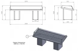 Photo 2 - Vitrine poissonnerie libre-service 2320x920x920 mm - combisteel - 7083.0030 - Combisteel - 7083.0030