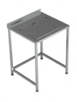 Table de travail inox avec bac d'égouttage intégré 700x650x900 mm - Combisteel - 7084.0020