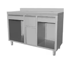 Meuble bas de rangement inox - Combisteel - 7088.1010 Meuble bas de rangement inox - Combisteel - 7088.1010