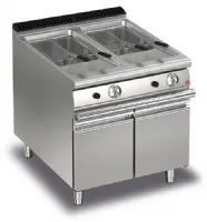 Friteuse cuisine pro gaz monobloc - 15 + 15 litres - Gamme Queen 700 - Baron - 70QFRIG815 Friteuse cuisine pro gaz monobloc - 15 + 15 litres - Gamme Queen 700 - Baron - 70QFRIG815