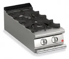 Fourneau à plaque de cuisson de table 2 feux vifs gaz gamme queen 700 - baron - 70qpcg401 - Baron - 70QPCG401 Fourneau à plaque de cuisson de table 2 feux vifs gaz gamme queen 700 - baron - 70qpcg401 - Baron - 70QPCG401