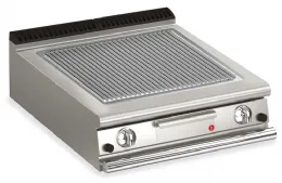Plancha professionnelle gaz surface rainurée revêtement chrome brossé 12 kw - baron - 70qsfttg817 - Baron - 70QSFTTG817 Plancha professionnelle gaz surface rainurée revêtement chrome brossé 12 kw - baron - 70qsfttg817 - Baron - 70QSFTTG817