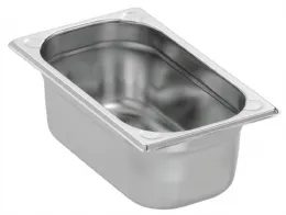 Bac GN 1/4, P100, Basic Line en acier inoxydable nickel-chrome - Bartscher - 714100 Bac GN 1/4, P100, Basic Line en acier inoxydable nickel-chrome - Bartscher - 714100