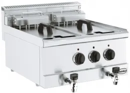 Friteuse cuisine pro profondeur 600 Triphasé 2 x 10 L 15 kW - Combisteel - 7178.0095 Friteuse cuisine pro profondeur 600 Triphasé 2 x 10 L 15 kW - Combisteel - 7178.0095