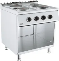 Fourneau profondeur 700 Triphasé 2x 2,25 / 2x 1,85 kW - Combisteel - 7178.0430