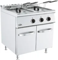Friteuse cuisine pro profondeur 700 Triphasé 2 x 18 L 2x14 kW - Combisteel - 7178.0525 Friteuse cuisine pro profondeur 700 Triphasé 2 x 18 L 2x14 kW - Combisteel - 7178.0525