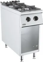 Fourneau profondeur 900 Gaz 2 feux 17 kW - Combisteel - 7178.3000