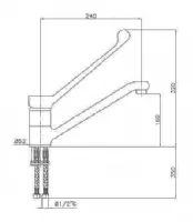 Photo 3 - Robinetterie professionnelle pour plonge cuisine - combisteel - 7212.0015 - Combisteel - 7212.0015